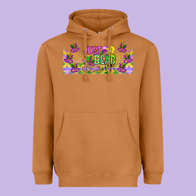 Just Bead Heavyweight Hoodie Designed By Cowhidedigitalart