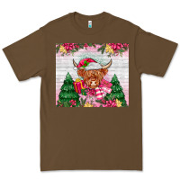 Cacao pink christmas cow Premium Tee - MaliasSmallBusiness