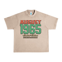 French Oak August 1965 Limited Edition 55 Years Of Being Awesome Urban Heavy Tee - Bettercallsaul