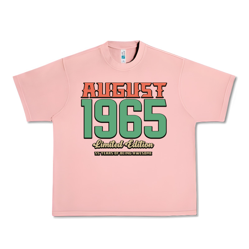 August 1965 Limited Edition 55 Years Of Being Awesome Urban Heavy Tee by Bettercallsaul | Teevron