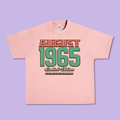 August 1965 Limited Edition 55 Years Of Being Awesome Urban Heavy Tee Designed By Bettercallsaul