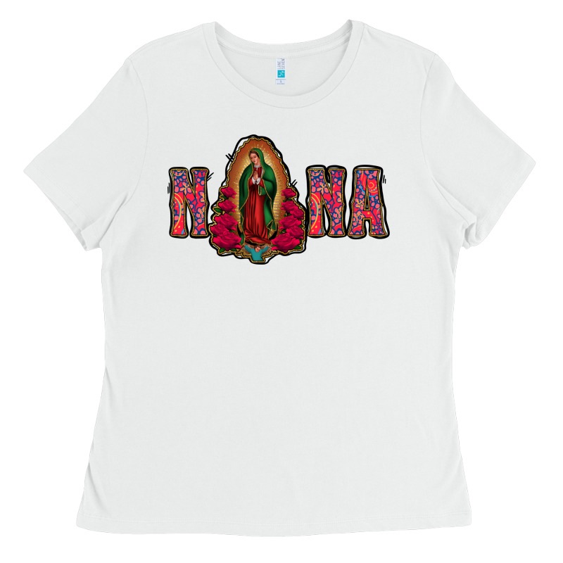 Nana Lady Of Guadalupe Ladies Tee by Jasminsmagicworld | Teevron