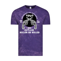 Cloud Purple Guns - When guns are outlawed I'll be outlaw Vintage Tee - Bettercallsaul