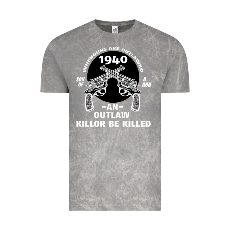 Guns - When Guns Are Outlawed I'll Be Outlaw Vintage Tee by Bettercallsaul | Teevron