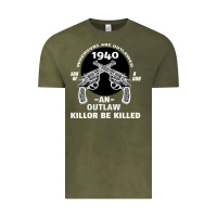 Vintage Olive Guns - When guns are outlawed I'll be outlaw Vintage Tee - Bettercallsaul