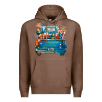 Chestnut Customize USA truck Premium Hoodie - FaDigitalArtStudio