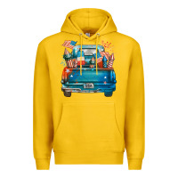 Lemon Customize USA truck Premium Hoodie - FaDigitalArtStudio
