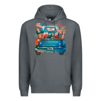 Rock Customize USA truck Premium Hoodie - FaDigitalArtStudio