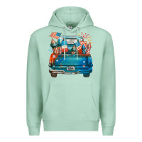 Seafoam Customize USA truck Premium Hoodie - FaDigitalArtStudio