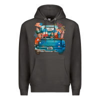 Smoke Customize USA truck Premium Hoodie - FaDigitalArtStudio