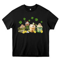 Black patricks day coffee Heavy Core Tee - MaliasSmallBusiness