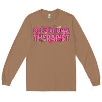 Toasted Coconut breast cancer occupational therapist Long Sleeve Tee - texasbilliewilder