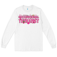 White breast cancer occupational therapist Long Sleeve Tee - texasbilliewilder