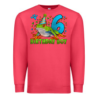 Cardinal birthday boy frog age 6 Premium Sweatshirt - LillyAllenDesigns