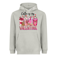 Moon Dust Coffee Is MY Valentine Heavyweight Hoodie - CowhideDigitalArt