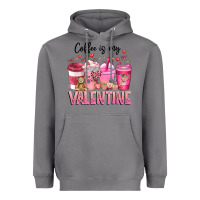 Storm Coffee Is MY Valentine Heavyweight Hoodie - CowhideDigitalArt