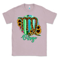 Lilac Virgo Zodiac Sign Sunflower Leopard Serape Classic Tee - RanaPortraitStore