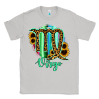 Moon Dust Virgo Zodiac Sign Sunflower Leopard Serape Classic Tee - RanaPortraitStore