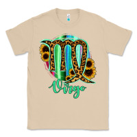 Mushroom Virgo Zodiac Sign Sunflower Leopard Serape Classic Tee - RanaPortraitStore