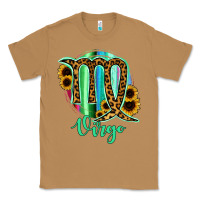 Toasted Coconut Virgo Zodiac Sign Sunflower Leopard Serape Classic Tee - RanaPortraitStore