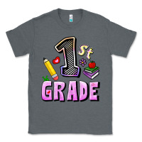 Charcoal Heather First Grade Classic Tee - RanaPortraitStore