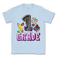 Dusty Blue First Grade Classic Tee - RanaPortraitStore