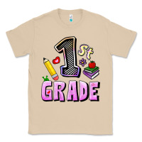 Mushroom First Grade Classic Tee - RanaPortraitStore
