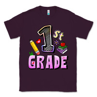 Plum First Grade Classic Tee - RanaPortraitStore