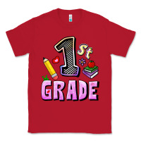 Red First Grade Classic Tee - RanaPortraitStore
