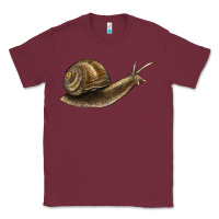 Burgundy snail Classic Tee - LillyAllenDesigns