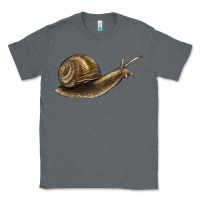 Charcoal Heather snail Classic Tee - LillyAllenDesigns