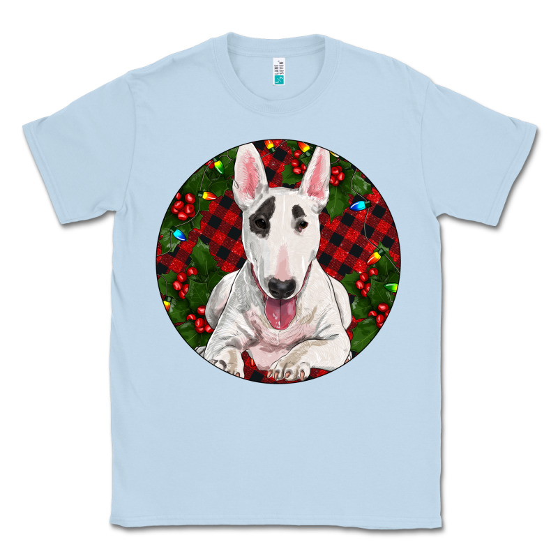Christmas Bull Terrier Classic Tee by RanaPortraitStore | Teevron
