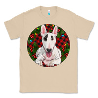 Mushroom Christmas Bull Terrier Classic Tee - RanaPortraitStore