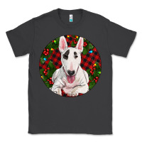 Smoke Christmas Bull Terrier Classic Tee - RanaPortraitStore
