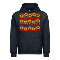 Navy usa and sunflower pattern Urban Hoodie - Artiststas