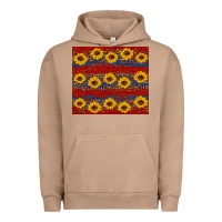 Pigment Burro usa and sunflower pattern Urban Hoodie - Artiststas