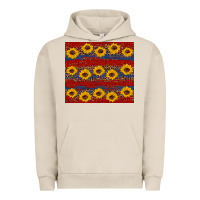 Pigment French Oak usa and sunflower pattern Urban Hoodie - Artiststas