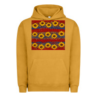 Pigment Peanut Butter usa and sunflower pattern Urban Hoodie - Artiststas