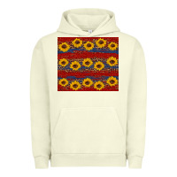 Pigment Pistachio usa and sunflower pattern Urban Hoodie - Artiststas