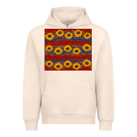 Sandshell usa and sunflower pattern Urban Hoodie - Artiststas