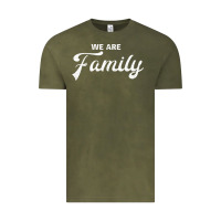 Vintage Olive We Are Family (Family / Father / Mother / Children) Vintage Tee - Bettercallsaul