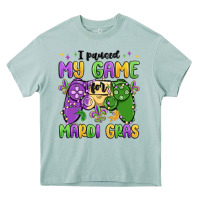 Arona i paused my game for mardi gras Heavy Core Tee - MaliasSmallBusiness