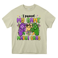 Mossy i paused my game for mardi gras Heavy Core Tee - MaliasSmallBusiness