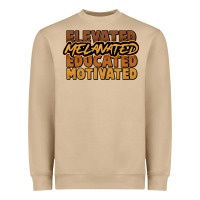 Mushroom Elevated melanated educated motivated Heavyweight Sweatshirt - HowdyJamesFarm