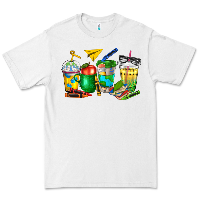 Teacher Coffee Cups Premium Tee by NancyCooperArtShop | Teevron