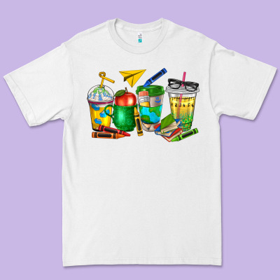 Teacher Coffee Cups Premium Tee Designed By Nancycooperartshop