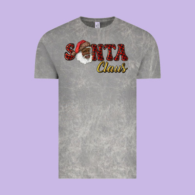 African American Santa Claus Vintage Tee Designed By Ranaportraitstore