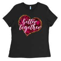 Black better together Ladies Tee - NancyCooperArtShop