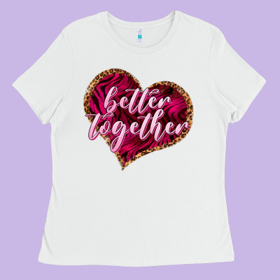Better Together Ladies Tee Designed By Nancycooperartshop