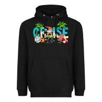 Black Cruise Life Heavyweight Hoodie - CowhideDigitalArt